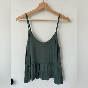 TOPSHOP GREEN CAMISOLE SIZE EU 36, US 4